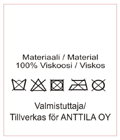 Printed wash care label